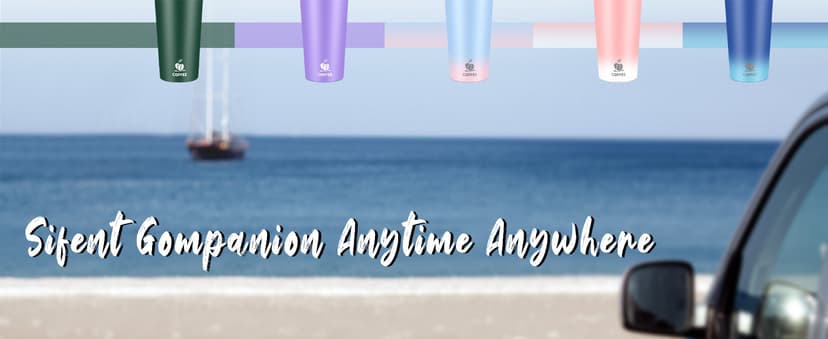 Hwawhin 17oz Insulated Travel Coffee Mug with Flip Lid – Leakproof Stainless Steel Insulated Coffee Tumblers, Reusable Coffee Cup for Hot & Cold Drinks, Perfect for Camping & On-the-Go