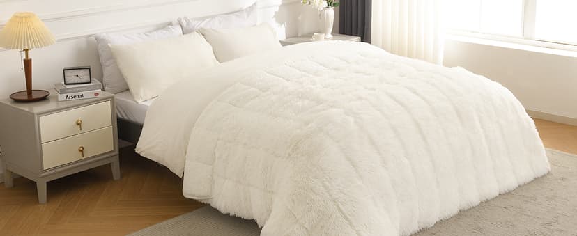 Cottonblue Weighted Blanket 15lbs, Sherpa Faux Fur Reversible Luxury Snugly Long Fur Warm Heavy Blanket 60x80 inches, Warm Plush Sherpa Weighted Blanket Queen Size for Couch Sofa Bed, Teal Green