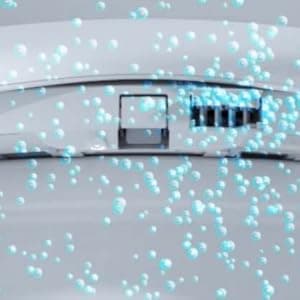 ALPHA BIDET JX2 Elongated Bidet Toilet Seat, White, Endless Warm Water, *NEW* Bowl Mist, LED Light, Quiet Operation, Wireless Remote, Stainless Steel Nozzle, Sittable Lid, 3 Year Warranty