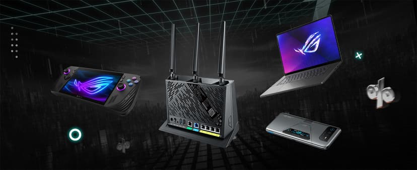 ASUS RT-AX86U Pro (AX5700) Dual Band WiFi 6 Extendable Gaming Router, 2.5G Port, Gaming Port, Mobile Game Mode, Port Forwarding, Subscription-free Network Security, VPN, AiMesh Compatible