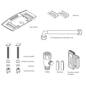 ALPHA BIDET JX2 Elongated Bidet Toilet Seat, White, Endless Warm Water, *NEW* Bowl Mist, LED Light, Quiet Operation, Wireless Remote, Stainless Steel Nozzle, Sittable Lid, 3 Year Warranty