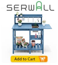 SERWALL Foldable Adirondack Chair Set of 4 for Patio Garden Outdoors Fire Pit-Ocean Blue