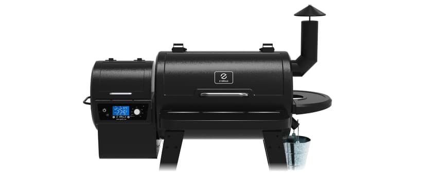 Z GRILLS ZPG-450A Wood Pellet Grill & Smoker with PID V2.1 Controller, 450 Sq in Cook Area, Meat Probe, 8 in 1 BBQ Grill Outdoor Auto Temperature Control, Black