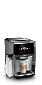 Bosch 800 Series Fully Automatic Espresso Machine – 36 Drinks with Coffee World, Cold Brew, Double Cup, Integrated Milk Container, Smart Features, in Stainless Steel
