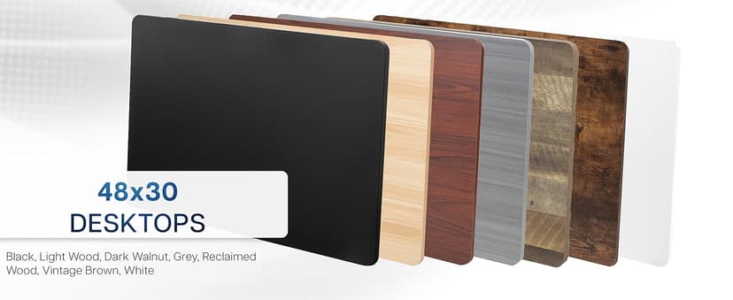 VIVO Electric 60 x 24 in Standing Desk, Memory Height Adjustment, 1B Series, One-Piece Black Top, Black Frame, DESK-KIT-1B6B