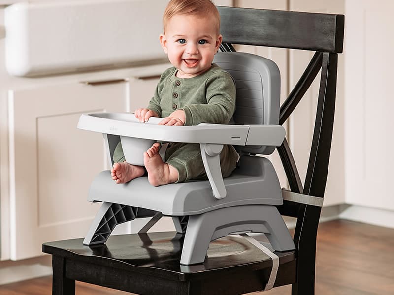 Chicco Bento™ 3-in-1 Portable Booster Seat for Table, Feeding Seat and Toddler Chair for Babies and Toddlers, for Children up to 50 lbs., Lightweight, Compact Fold | Sage/Green