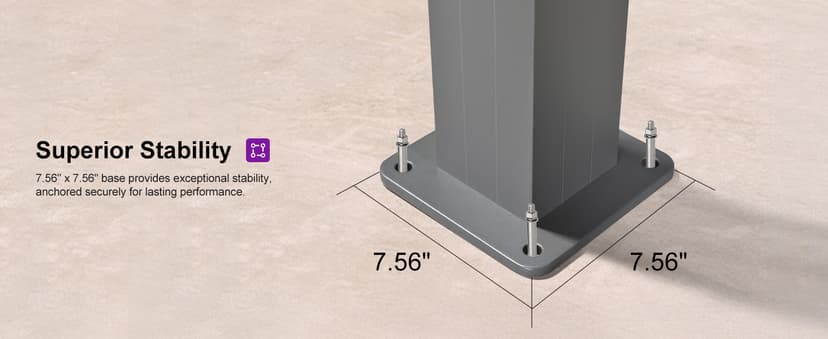 PURPLE LEAF Louvered Pergola 10' x 13' Outdoor Retractable Modern Hardtop Full Aluminum Pergola with Adjustable Rainproof Roof and 36 Clear LED String Lights for Patio Deck Backyard Slate Grey