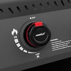 Royal Gourmet GA4401T 4 Burner Propane Gas Grill with Porcelain-enameled Cast Iron Grates, Outdoor BBQ Grill with Warming Rack for Outdoor Cooking and Backyard Barbecues, Black and Gray