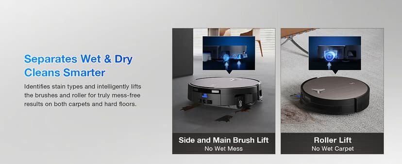 ECOVACS DEEBOT X11 OmniCyclone Robot Vacuum and Mop, PowerBoost Charging, OZMO Roller 2.0 Instant Self-Washing Mop, 19,500Pa Suction, Bagless OmniCyclone Station, AIVI 3D Smart Navigation