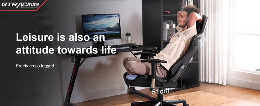 GTRACING Gaming Chair with Speakers Bluetooth Music Video Game Chair Audio Ergonomic Design Heavy Duty Office Computer Desk Chair (Black)