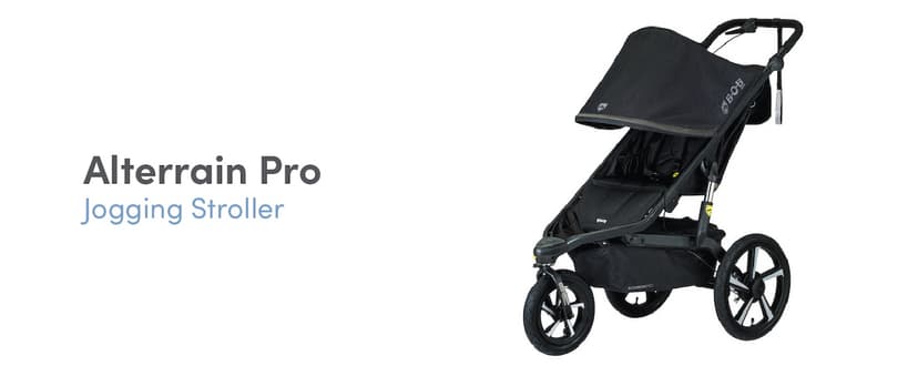 BOB Gear Alterrain Pro Jogging Stroller, Black