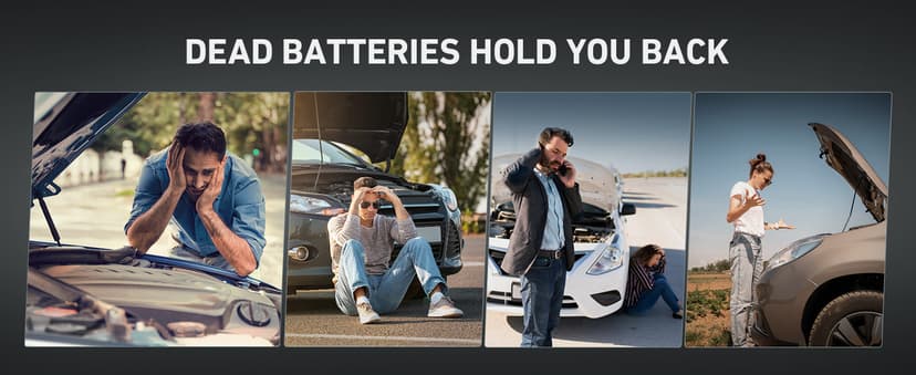 AstroAI S8 Ultra 4000A Jump Starter, 24000mAh Car Starter(All Gas, Up to 12L Diesel Engine), 12V Auto Battery Booster Pack, Jump Box with USB Quick Charge and DC/Type C Port, LED Light, Jumper Cable