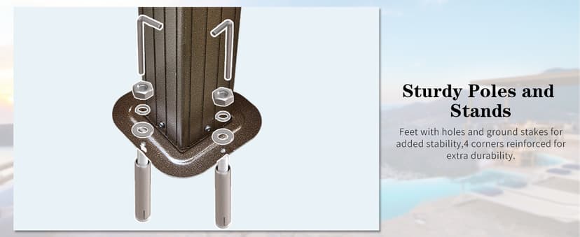 YOLENY 10'x13' Hardtop Gazebo, Outdoor Polycarbonate Double Roof Canopy, Aluminum Frame Permanent Pavilion with Curtains and Netting, Sunshade for Garden, Patio, Lawns