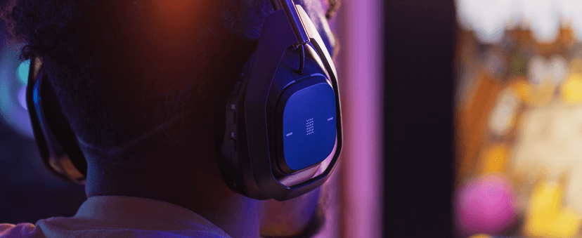 Logitech G Astro A50 X Omni-Platform Wireless Gaming Headset + Base Station for PS5, Xbox, PC: PLAYSYNC Video & Audio Switcher, HDMI 2.1 4K 120Hz VRR, <24 bit/48 kHz, 24hr Battery, 2.4GHz & BT - Black