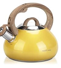 Tea Kettle Stovetops, 2.7 Quart Food Grade Stainless Steel Water kettles for Stove Top Teatop with Anti-hot Ergonomic Handle,Suitable for All Heat Sources