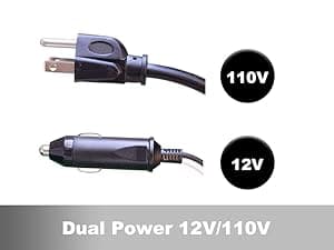 SMETA 12 Volt Refrigerator 12v 1.2 cuft RV Mini Fridge with Lock Truck Refrigerator DC 12V|110V Compact Small Fridge for Freightliner Cascadia Wheeler Trucker Drivers, Camper, Boat, Marine