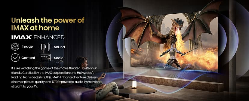 Hisense 55" Class U7 Mini-LED ULED 4K UHD Google Smart TV (55U75QG, 2025 Model) - QLED, Native 165Hz, VRR 288, Up to 3000 Nits, HDR10+, Dolby Vision IQ · Atmos, IMAX Enhanced, 2.1.2 Ch Surround