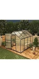 10'x10' Hardtop Gazebo, Heavy Duty Aluminum Permanent Hardtop Gazebo Outdoor Pavilion with Curtains and Netting for Garden (Khaki, 10'x10')