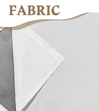 No Hook Slub Textured Shower Curtain with Snap-in PEVA Liner Set - 71" x 74"(72"), Hotel Style with See Through Top Window, Fabric Outer Curtain & Waterproof Inner Liner, White, 71x74