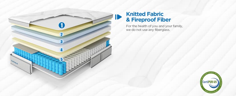 Queen Mattress, 14 Inch Queen Size Hybrid Memory Foam and Individual Pocket Spring,Motion Isolation,Medium Plush Mattress in Box,Pressure Relief, Edge Support Upgrade