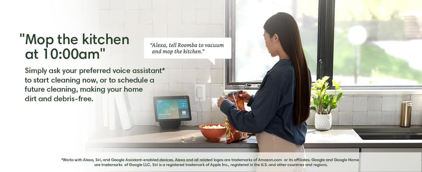 iRobot Roomba Plus 405 (G181) Combo Robot Vacuum & Mop with AutoWash Dock - Amazon Exclusive, Dual Spinning Mop Pads, Self-Empties for 75 Days, Intense Suction, Pad Washing & Drying, Pad-Lift, LiDAR