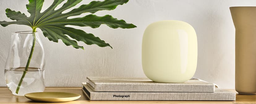 Google Nest WiFi Pro - 6E - Reliable Home Wi-Fi System with Fast Speed and Whole Home Coverage - Mesh Router - 3 Pack - Snow