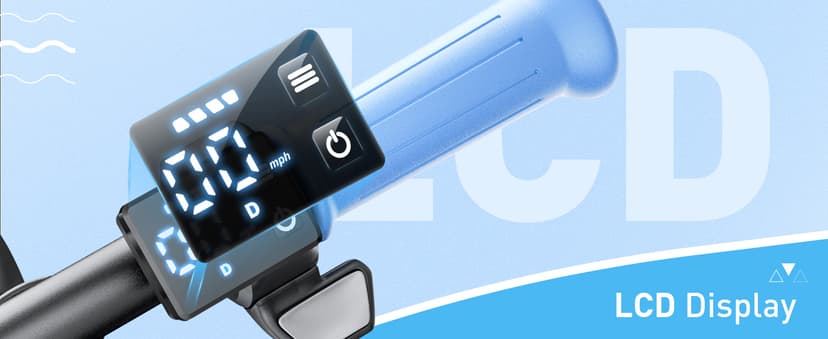 Hiboy Q2 Lite Electric Scooter with Seat for Kids Ages 4-10 - UL Certified, Up to 9.3 MPH with 100W Motor, 3-Speed Adjustable, Rear Basket, LED Neon/Brake Lights, LCD Display