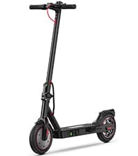iScooter Electric Scooter with Seat, 37/21 Miles Long Range & 28/19/15.6 MPH Top Speed, 14"/12"/10" Pneumatic Tire, Height Adjustable Seat & Handlebar, Dual Suspensions Commuting Scooter with Basket