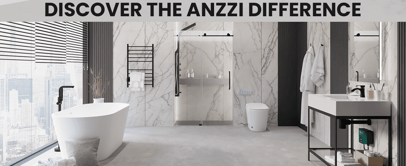 ANZZI Tubs Series Right Drain Quick Fill Walk-In Whirlpool and Air Tub with Powered Fast Drain in White Finish 36 in. x 60 in. | AMZ3660RWD