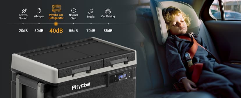 Car Refrigerator 12v Portable Fridge for Car, Auto 53 Quart Dual Zone Freezer Compressor Cooler, -4℉—68℉ 12/24V DC 100~240 Volt AC for Truck, Camping, Travel, Vehicles, RV