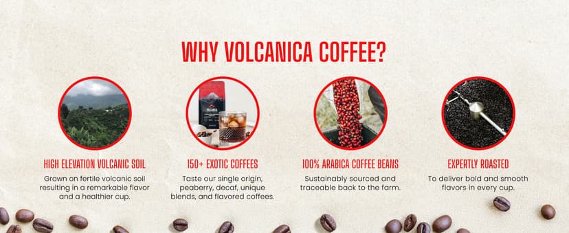 Jamaican Blue Mountain Coffee, 100% Pure, Whole Bean, Fresh Roasted, 16-ounce