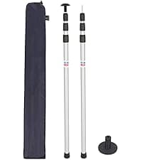 REDCAMP Canopy Camping Tent for Pop Up Canopy Tent, Inner Tent Converts Straight Leg 10'x10' or 10'x20' Canopy into Camping Tent, Fits 4-6 Person(Frame/Shelter NOT Included)