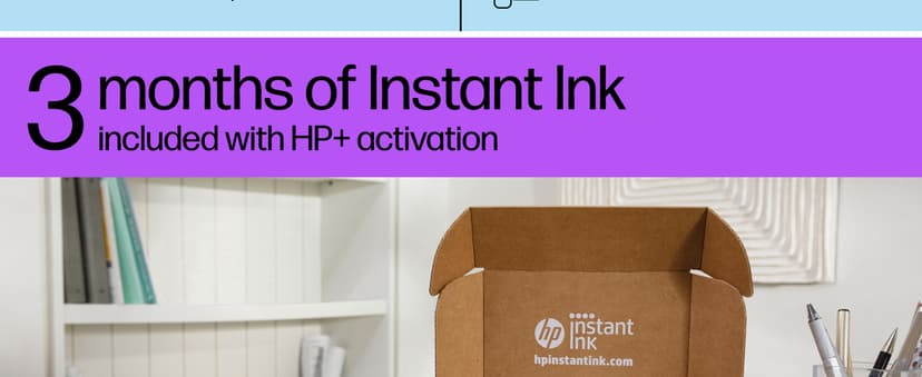 HP DeskJet 4155e Wireless Color Inkjet Printer, Print, scan, copy, Easy setup, Mobile printing, Best-for home, 3 month Instant Ink trial included, white