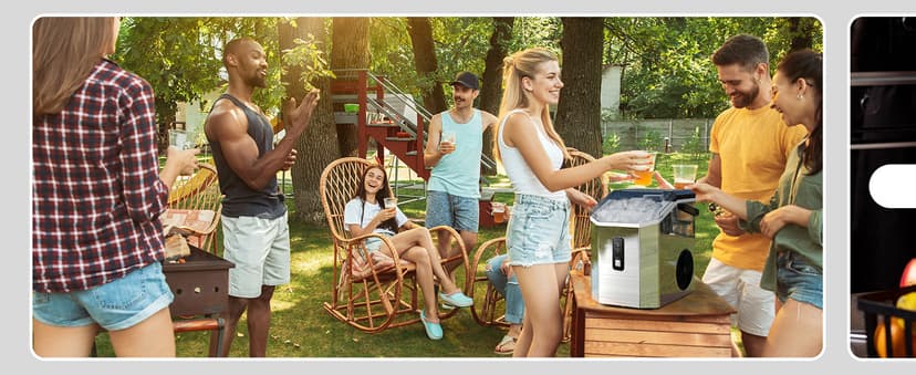 AGLUCKY Nugget Ice Maker Countertop, Portable Crushed Ice Maker Machine with Handle, 35lbs/24H, One-Click Operation, Self Cleaning Ice Machine for Home/Kitchen/Office(Stainless Steel)