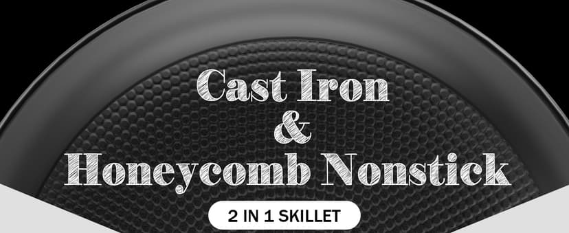 imarku Non Stick Frying Pans - 8 inch & 10 inch Frying Pan Nonstick Set, Honeycomb Lock Oil Cast Iron Skillets, Dishwasher Safe, Induction Compatible, Detachable Handle Pans, Best Gifts