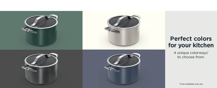 Ninja Ceramic Pro 10-Piece Cookware Set, Non-Stick Pots & Pans Set with Glass Lids, PTFE Free, Ceramic Coated, Stove to Oven Safe, All Stovetops & Induction Compatible, Midnight Blue, CW39010MM