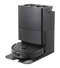 roborock Qrevo S Robot Vacuum and Mop, Self-Drying, Auto Mop Washing, 7000Pa Suction, Self-Emptying & Refilling, 10mm Auto Lifting, 200RPM Spinning Mops, Smart Obstacle Avoidance, Black