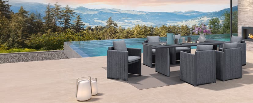 PURPLE LEAF 14' x 24' Louvered Pergola 94AS Modern Oversize Aluminum Gazebo with Adjustable Roof for Patio Deck Backyard Plus Size Gray Pergola