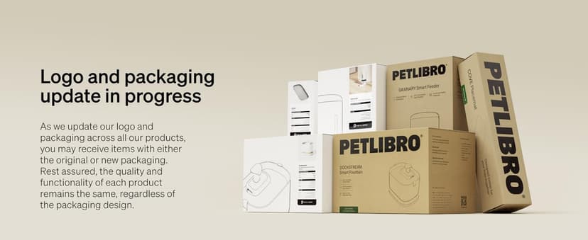 PETLIBRO Automatic Cat Feeder, Automatic Dog Food Dispenser with Freshness Preservation, Timed Pet Feeders for Dry Food, Up to 50 Portions 6 Meals Per Day, Granary Black