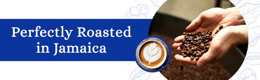 Cafe Blue 100% Authentic Jamaica Blue Mountain Medium Roast Whole Bean Premium Arabica Coffee, 16 Ounces (1 Pound, 454 Grams)