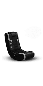X Rocker Video Gaming Floor Rocker Chair, Built-in Audio, Back to School, Foldable, for Gamers, Bedroom, or Game Room for Boys, Girls, Teens 5-17