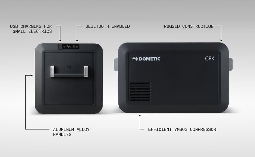 Dometic CFX Portable Electric Cooler and Freezer, Powered by AC/DC or Solar