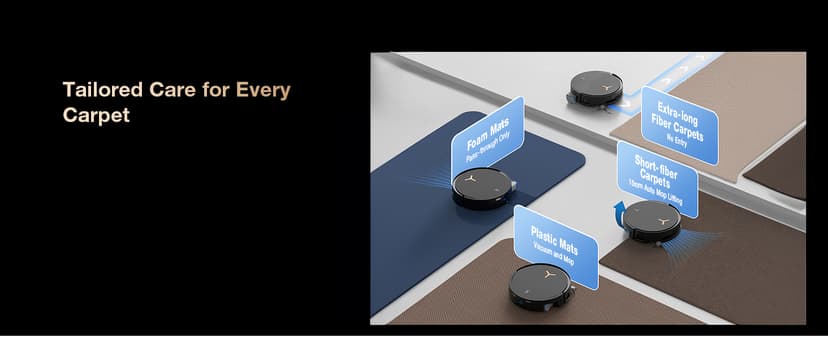 ECOVACS DEEBOT X8 PRO OMNI Robot Vacuum and Mop, 18000Pa, OZMO ROLLER Instant Self-Washing Mopping, 167℉ Hot Water Mop Washing, Auto Cleaning Solution Adding, Hot Air-Drying, Self-Emptying, Black