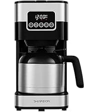 SHARDOR Espresso Machine 20 Bar, Professional Espresso Machine with Milk Frother and Touchscreen, Expresso Coffee Machines with Adjustable Temperature,for Cappuccino, Latte