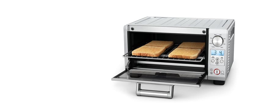 Breville BOV450XL Mini Smart Countertop Oven and Toaster Oven, Small, Brushed Stainless Steel