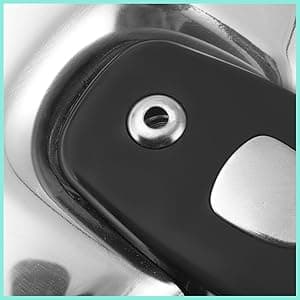 16 Quart Pressure Cooker, 10 Psi Induction Compatible Pressure Canner w/Stainless Steel Honeycomb Base, Heavy Gauge Aluminum, Quality Steamer Rack Included