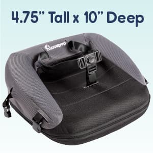 hiccapop NeoBoost Inflatable Toddler Booster Seat for Dining Table – Portable, Quick-Inflate Design – Anti-Slip Base, Secure Straps, Easy-Clean – Perfect for Home & Travel