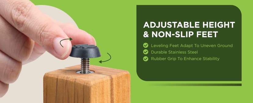 Premium 22" Teak Shower Bench with Handles, Waterproof Teak Shower Stool, Wooden Stool for Bathroom, Teak Wood Shower Bench Stool Seat Chair for Shower Storage Shelf, 300 Lbs Capacity