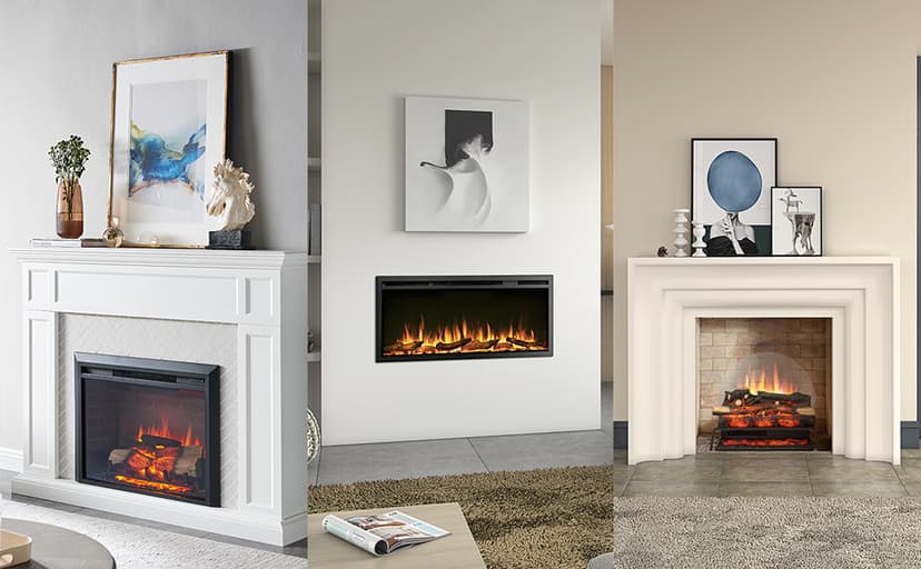 LegendFlame 23" W Free Standing Electric Fireplace Log Set (EF290), Fireplace Insert, Heater 750W/1500W, Crackling Sound, Remote Control