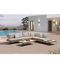 PURPLE LEAF 12' X 20' Outdoor Hardtop Gazebo for Patio Galvanized Steel Double Roof Permanent Canopy Teak Finish Coated Aluminum Frame Pavilion Gazebo with Netting and String Lights